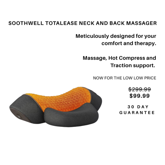Soothwell TotalEase™ 3-in-1 Neck and Back Massager