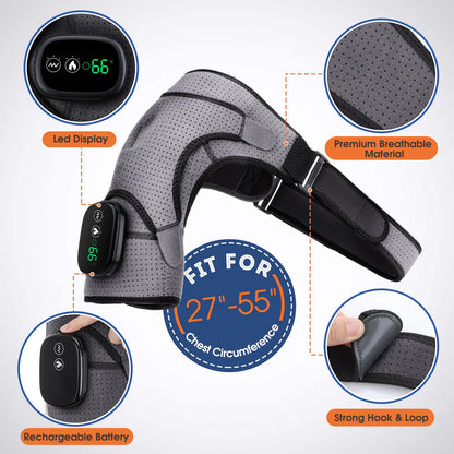 Soothwell TotalEase™  Heated Shoulder Strap With Massage