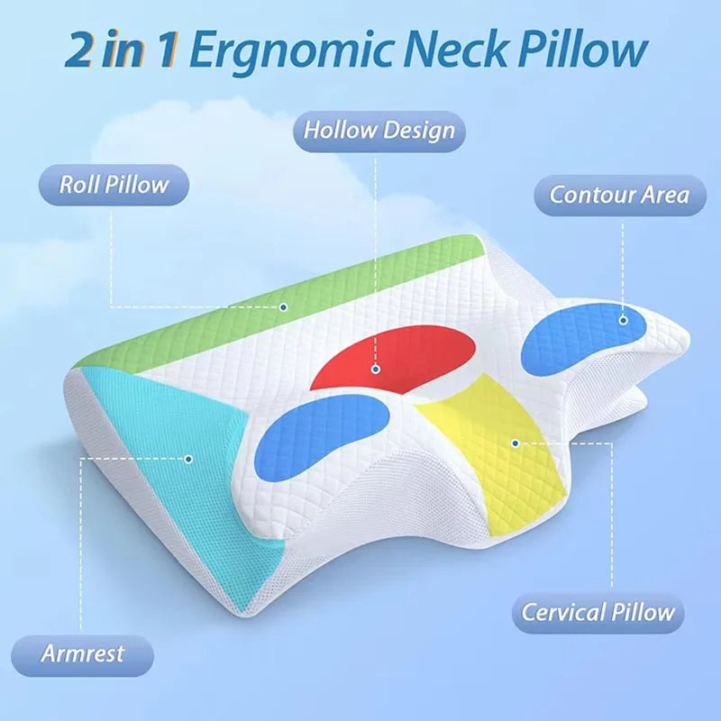 Soothwell TotalEase™ Memory Foam Butterfly Pillow