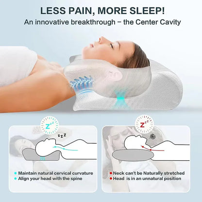 Soothwell TotalEase™ Memory Foam Butterfly Pillow