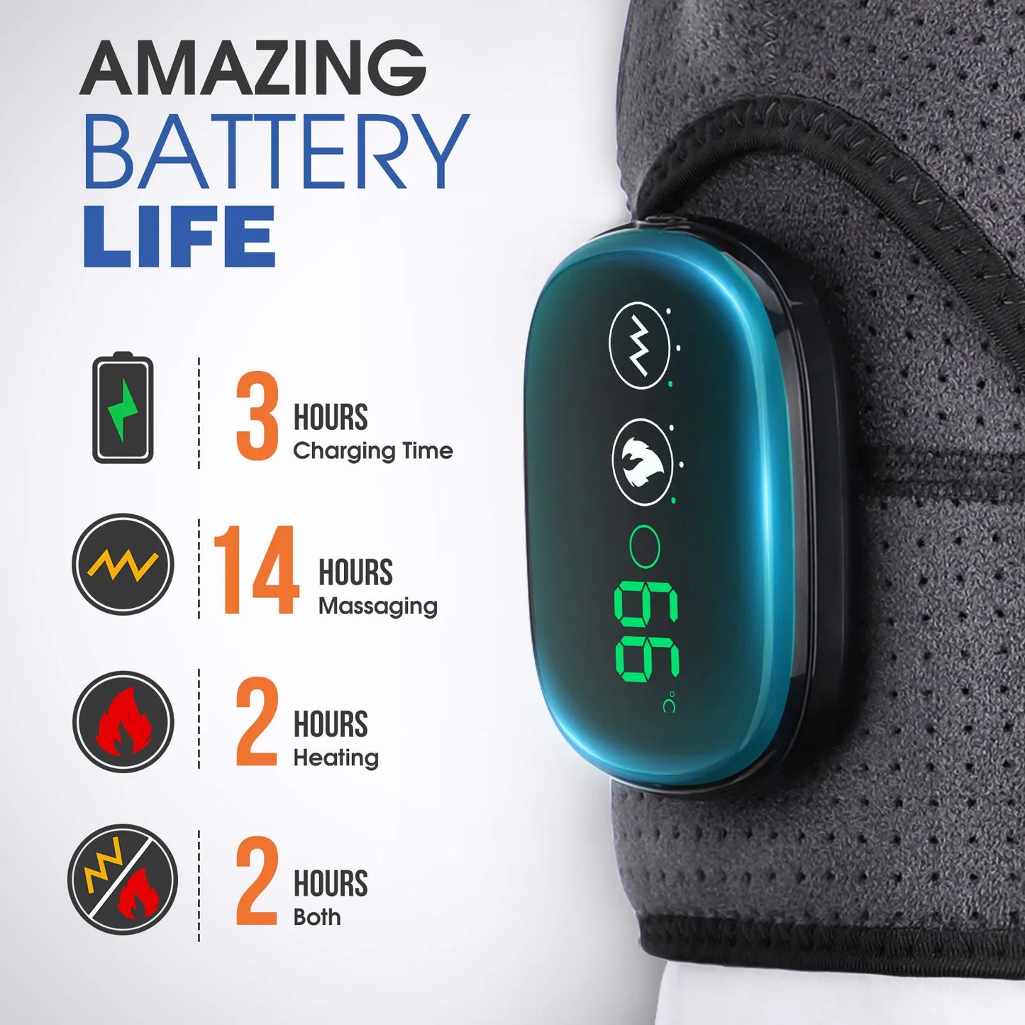 Soothwell TotalEase™  Heated Shoulder Strap With Massage