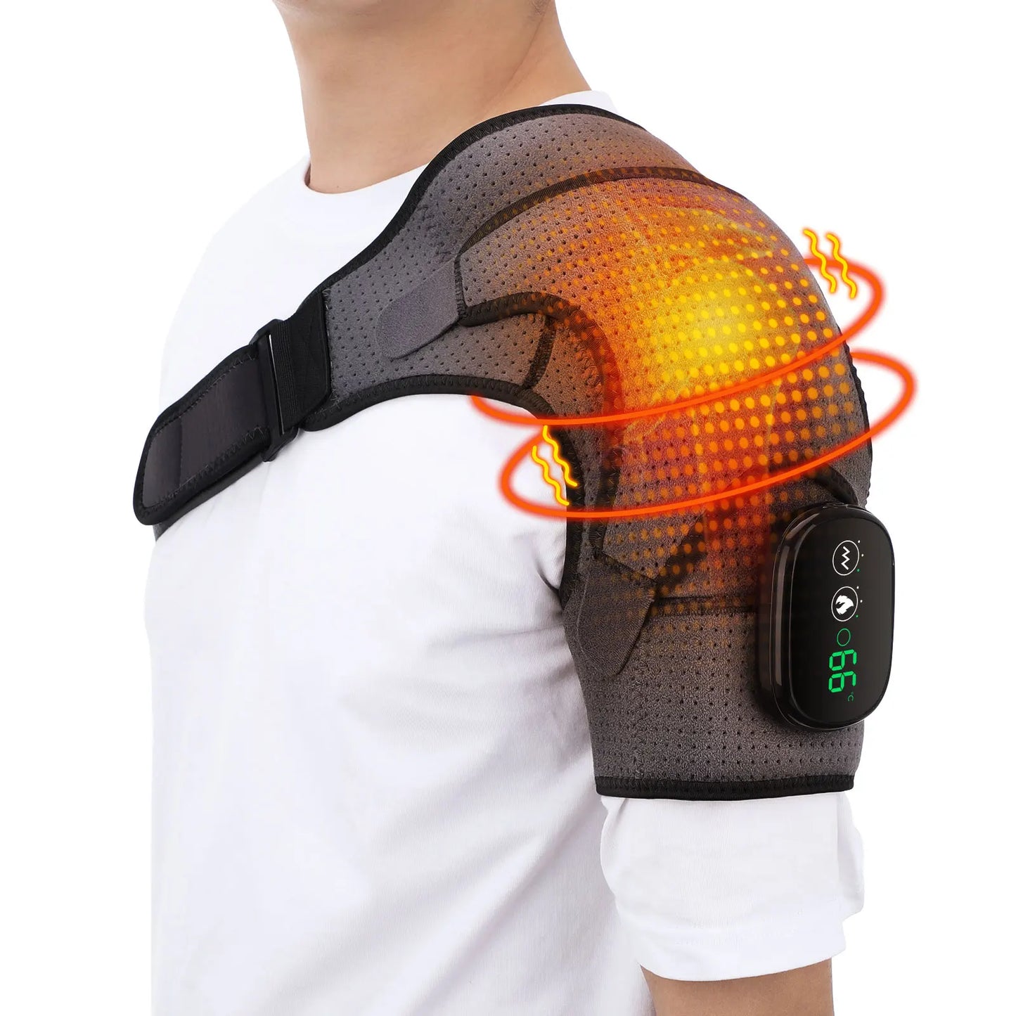 Soothwell TotalEase™  Heated Shoulder Strap With Massage